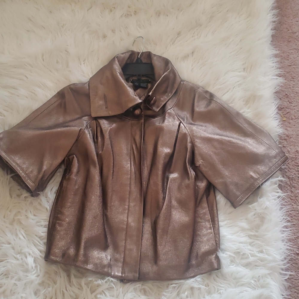 BRONZE Leather Jacket